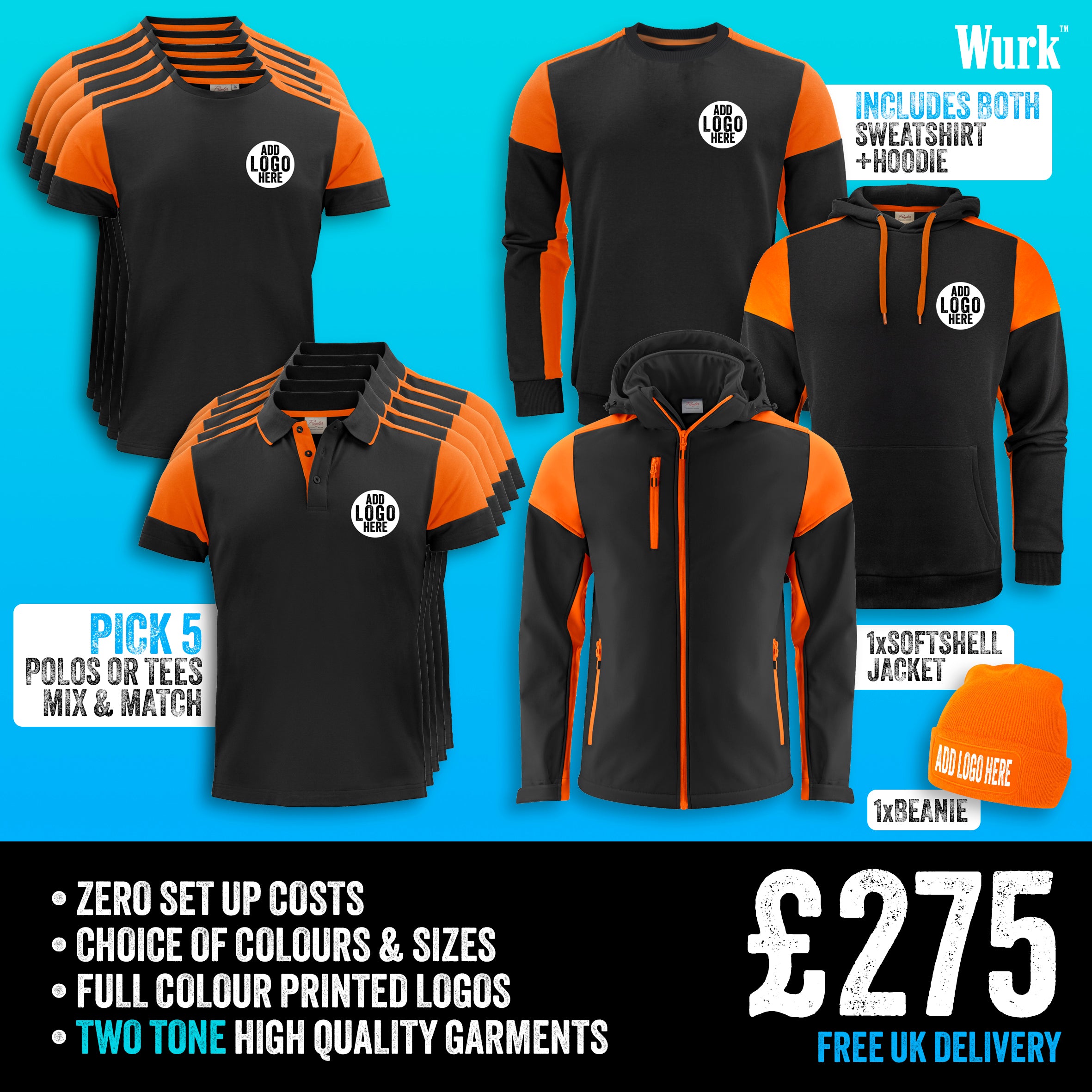 Premium Two-Tone 'Full Kit Worker' Bundle